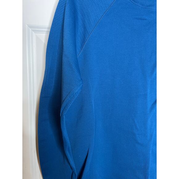 Athleta Blue Athleisure Pullover Hoodie XL - Picture 3 of 7